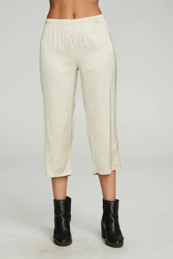 Cheap Cropped Wide Leg Culotte Women Bottoms