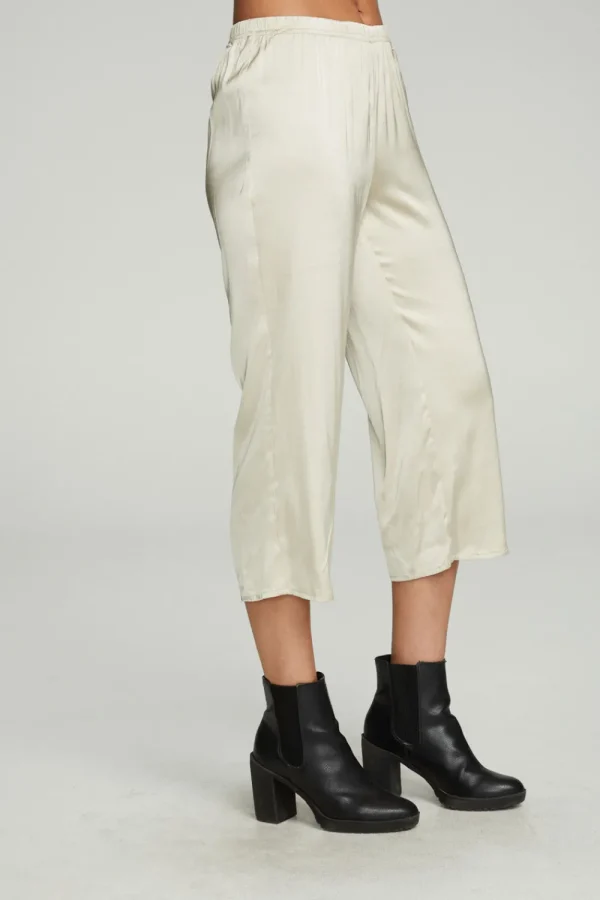 Cheap Cropped Wide Leg Culotte Women Bottoms