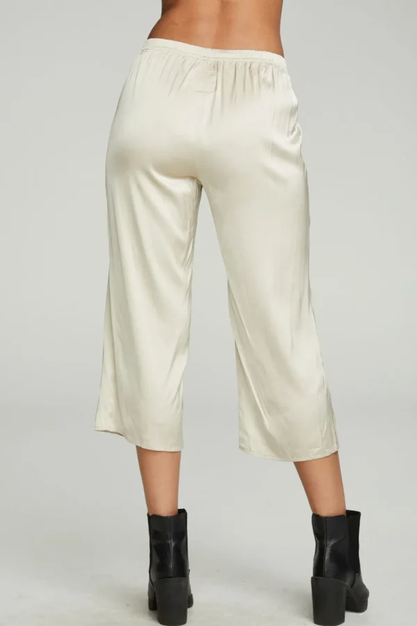 Cheap Cropped Wide Leg Culotte Women Bottoms