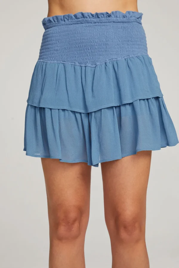 Shop Cruz Vintage Blue Mini Skirt Women Loungewear | Bottoms
