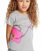 Hot Cute Purse Girls Crew Neck Tee Kids Girls