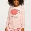 Store Cute Tea Long Sleeve Tee Kids Girls