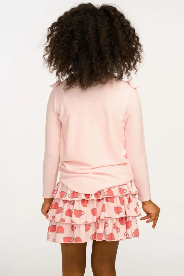 Store Cute Tea Long Sleeve Tee Kids Girls