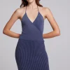 Shop Dahlia Washed Indigo Mini Dress Women Loungewear | Dresses