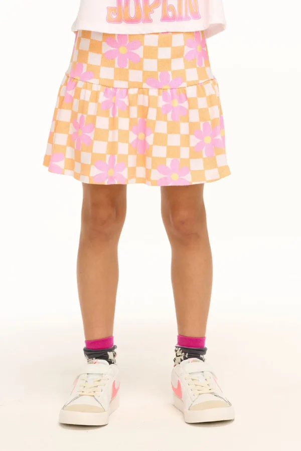 Shop Daisy Check Skirt Kids Girls