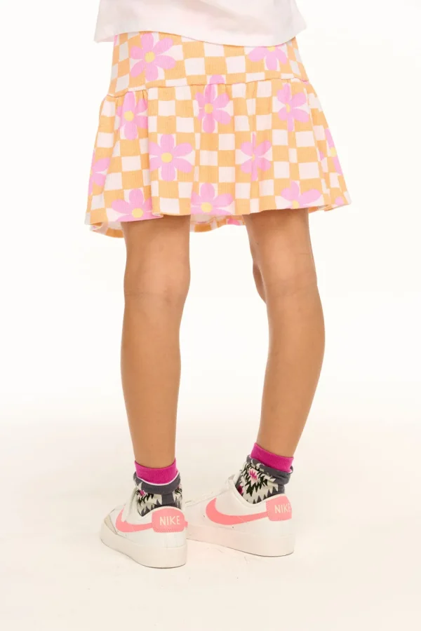Shop Daisy Check Skirt Kids Girls