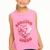 Fashion Dancing Queen Flouncy Tank Kids Girls