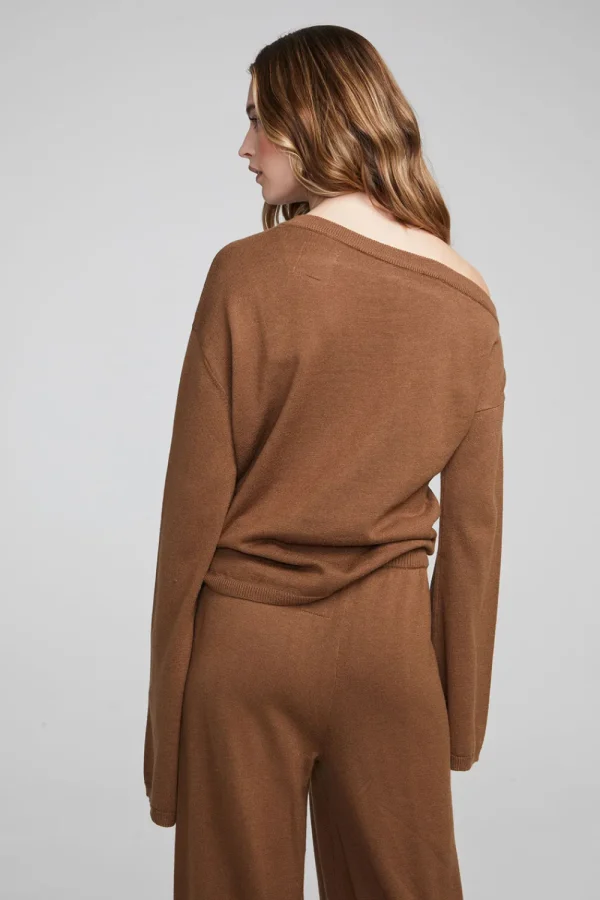 Shop Dani Deep Taupe Long Sleeve Women Loungewear