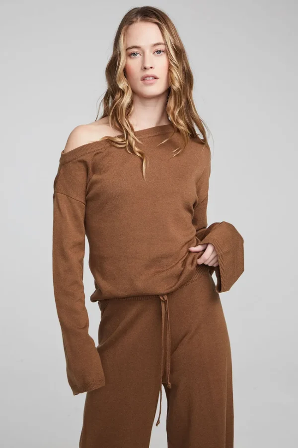 Shop Dani Deep Taupe Long Sleeve Women Loungewear
