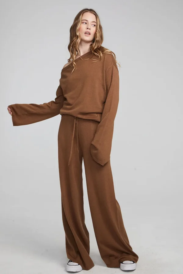 Shop Dani Deep Taupe Long Sleeve Women Loungewear