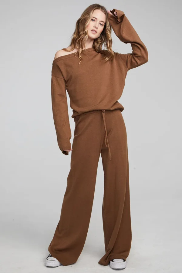 Shop Dani Deep Taupe Long Sleeve Women Loungewear