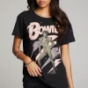 Cheap David Bowie Bolts Tee Women Loungewear | Music