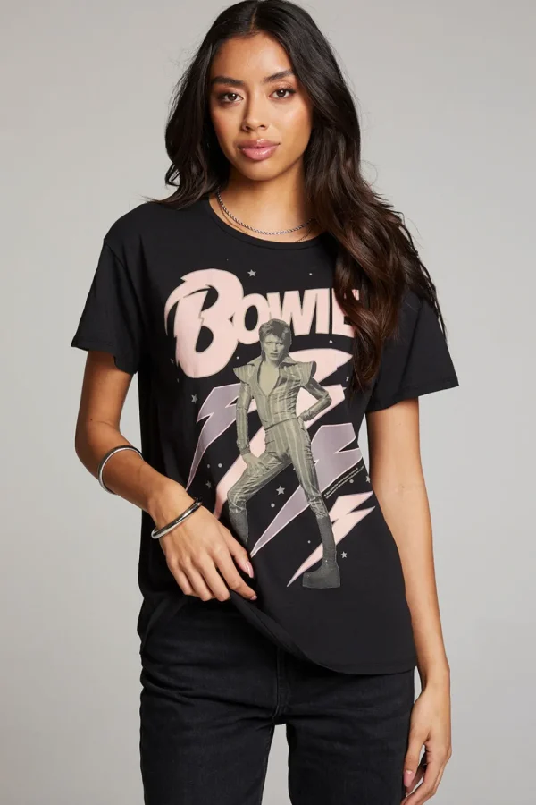 Cheap David Bowie Bolts Tee Women Loungewear | Music