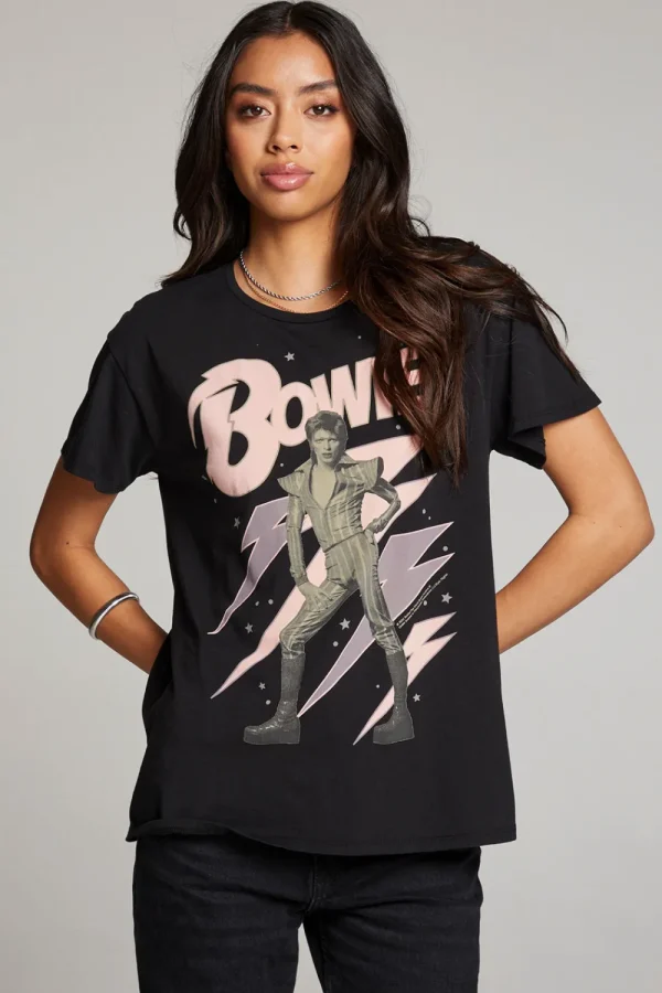 Cheap David Bowie Bolts Tee Women Loungewear | Music