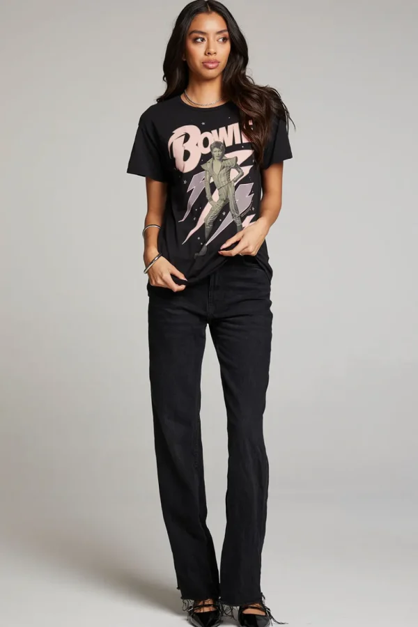 Cheap David Bowie Bolts Tee Women Loungewear | Music