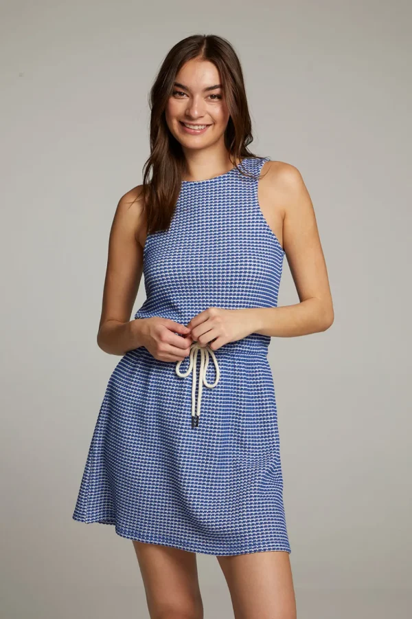 Flash Sale Delray Cobalt Blue Mini Dress Women Loungewear | Dresses