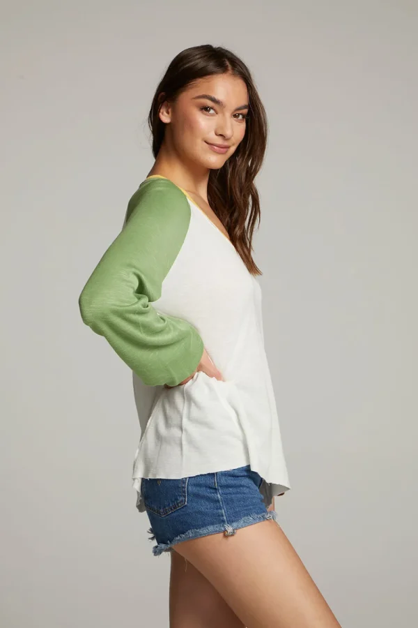 Cheap Demo White Long Sleeve Women Loungewear | Tops