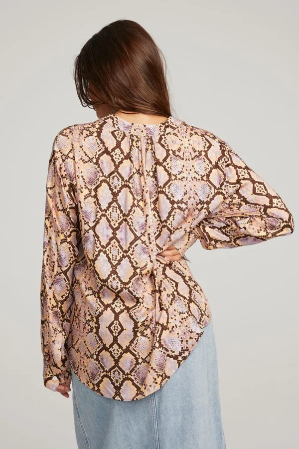 Outlet Denver Python Print Blouse Women Outerwear | Loungewear