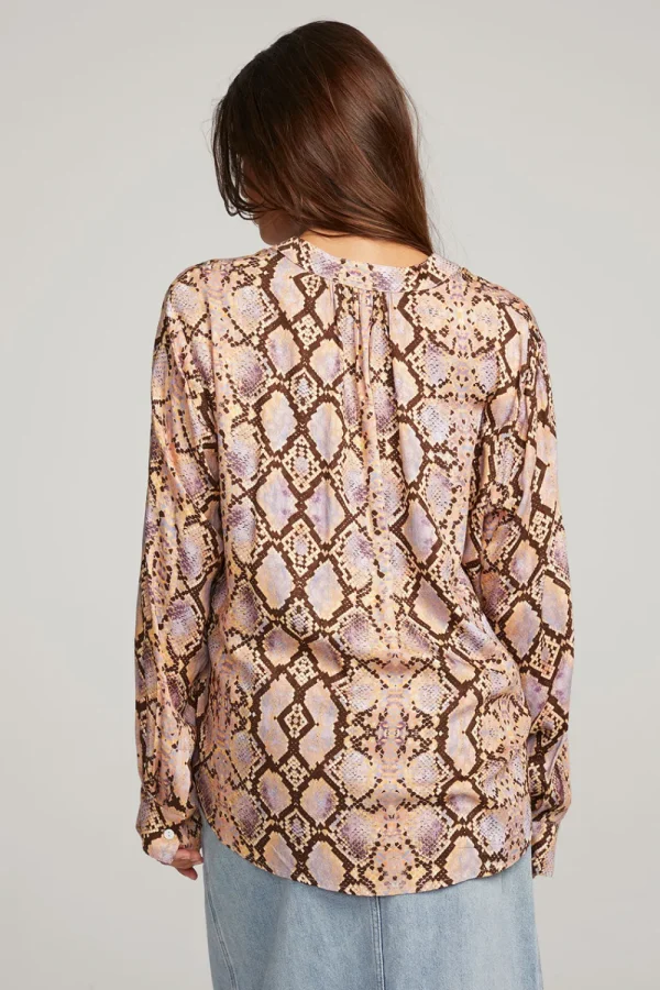 Outlet Denver Python Print Blouse Women Outerwear | Loungewear