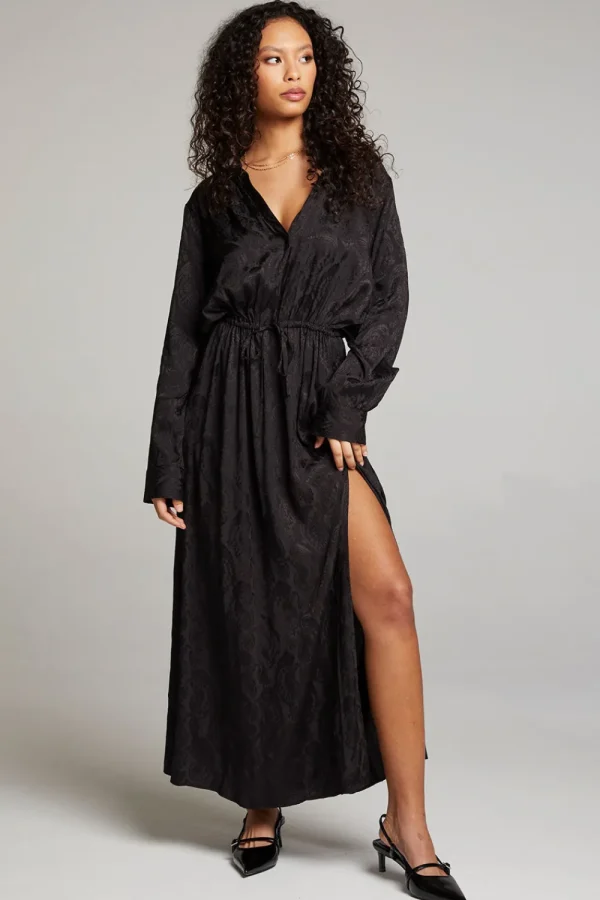 Shop Denverr Licorice Maxi Dress Women Loungewear | Dresses