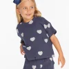 Fashion Devin Beach Hearts Girls Tee Kids Girls