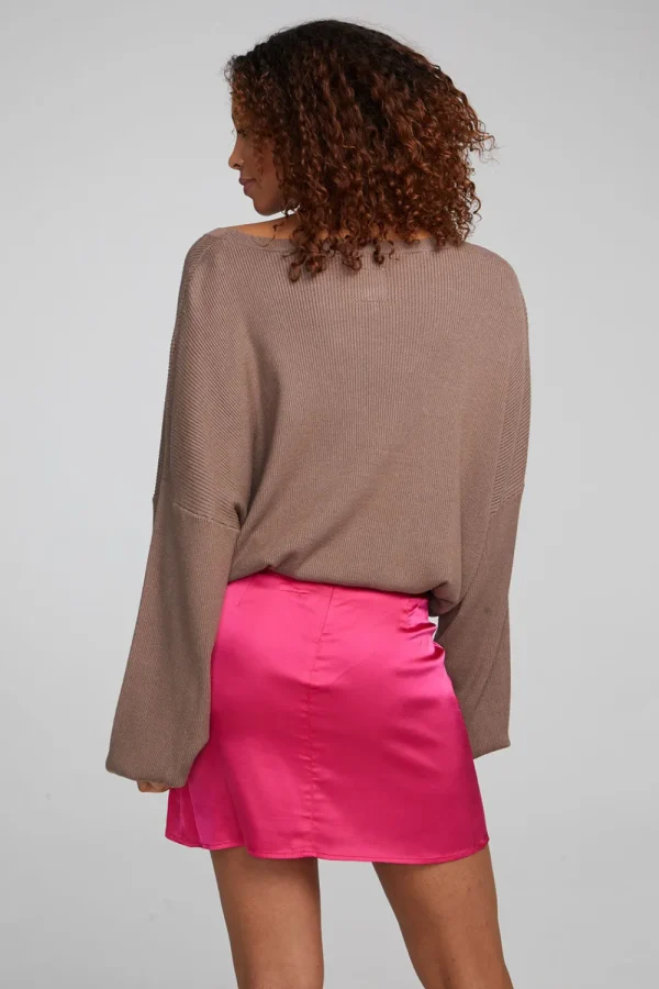 Fashion Diamond Deep Taupe Long Sleeve Women Loungewear