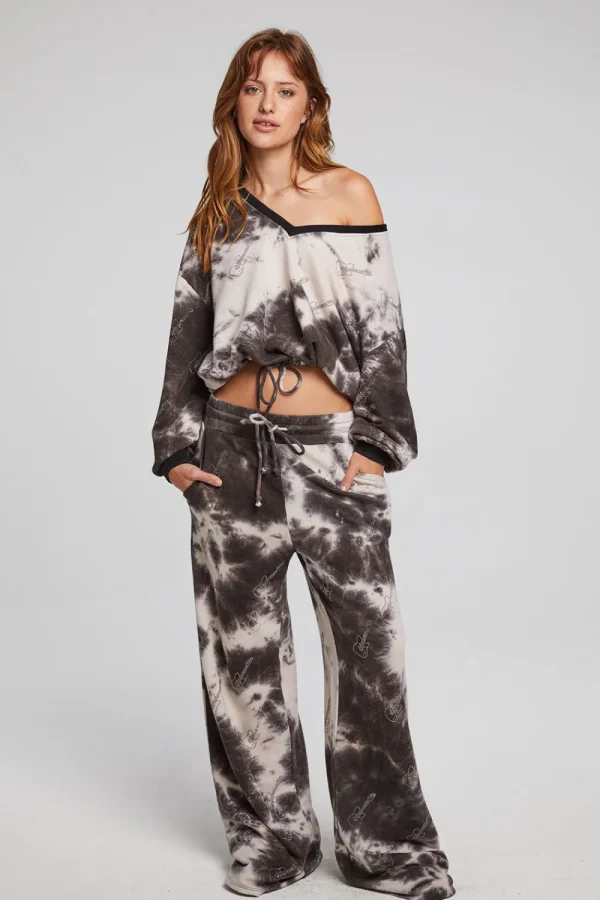 Clearance Diamond Rock Cropped Pullover Women Loungewear | Graphics