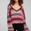 Hot Diamond Roxy Stripe Long Sleeve Women Loungewear