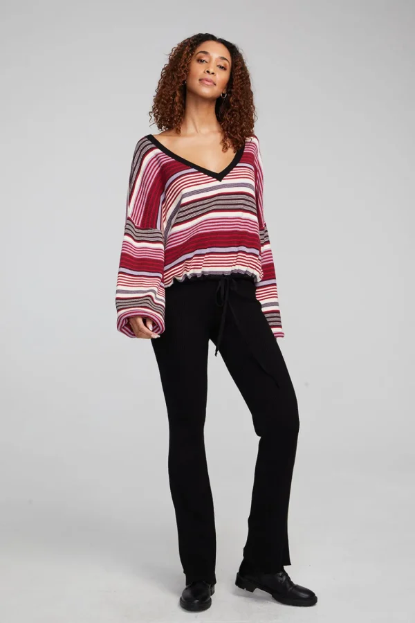 Hot Diamond Roxy Stripe Long Sleeve Women Loungewear