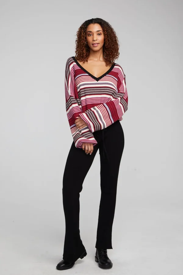 Hot Diamond Roxy Stripe Long Sleeve Women Loungewear