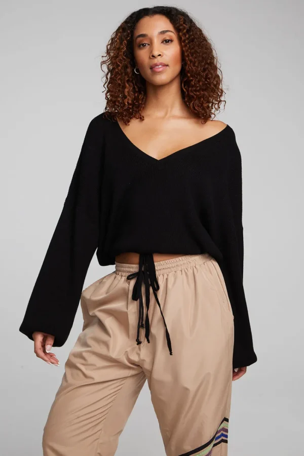 Best Sale Diamond Shadow Black Long Sleeve Women Loungewear