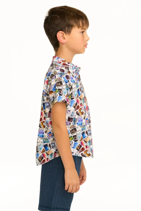 Discount Disney 100 - Air Mail Button Down Shirt Kids/BOY Boys