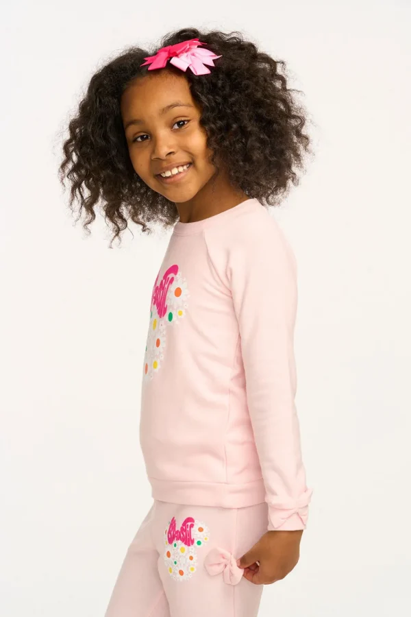 New Disney Minnie Mouse "Bowtastic" Pullover Kids Girls