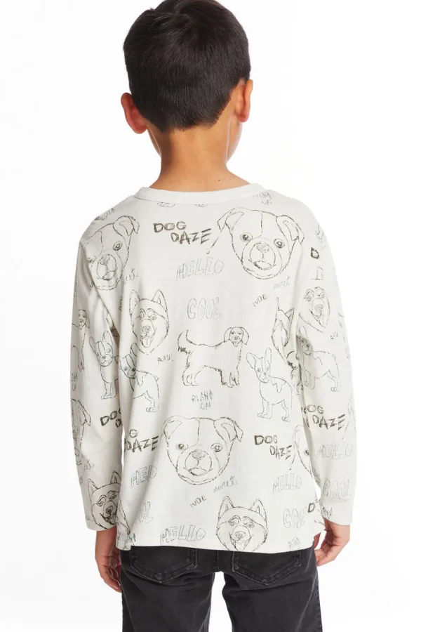 Outlet Dog Sketchpad Boys Charity Long Sleeve Crew Neck Tee Kids/BOY Boys