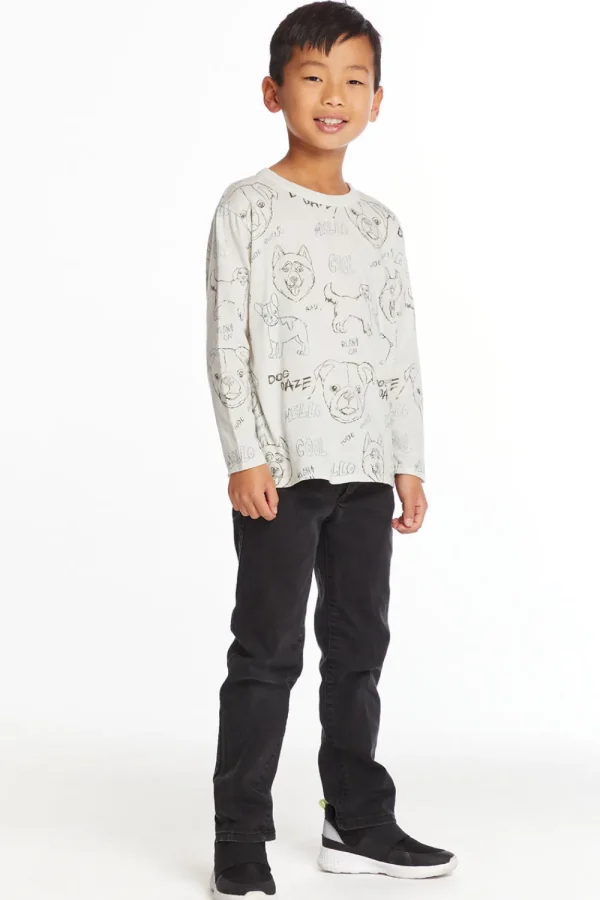 Outlet Dog Sketchpad Boys Charity Long Sleeve Crew Neck Tee Kids/BOY Boys