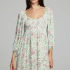 Flash Sale Dolce Mini Dress - Daisy Floral Print Women Loungewear | Dresses