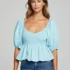 Outlet Dolce Top - Clear Sky Women Loungewear | Tops