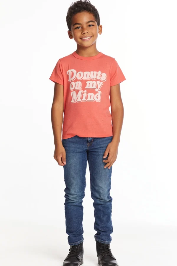 Cheap Donuts On My Mind Boys Tee Kids/BOY Boys