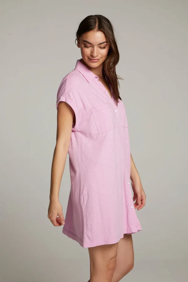 Clearance Downtown Pastel Lavender Mini Dress Women Loungewear | Dresses