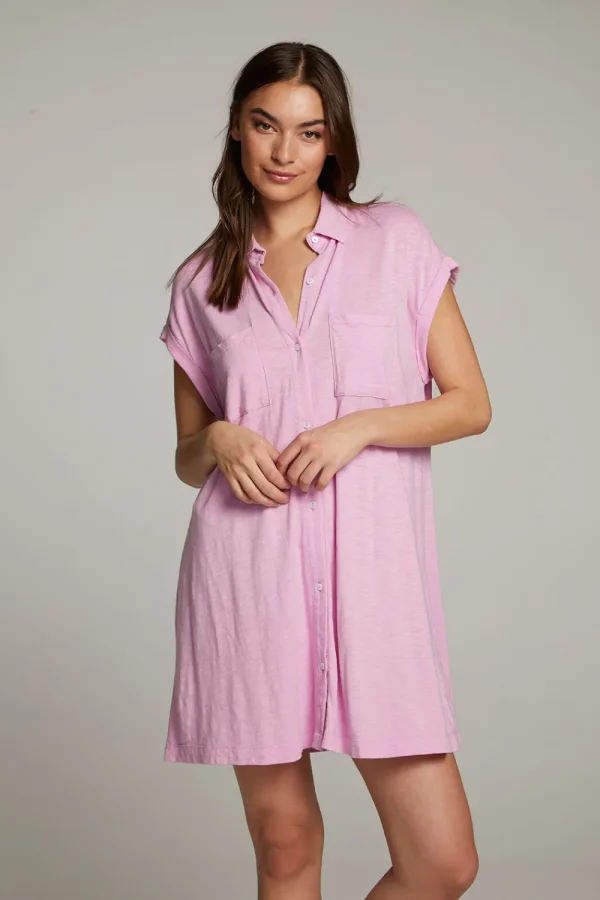 Clearance Downtown Pastel Lavender Mini Dress Women Loungewear | Dresses