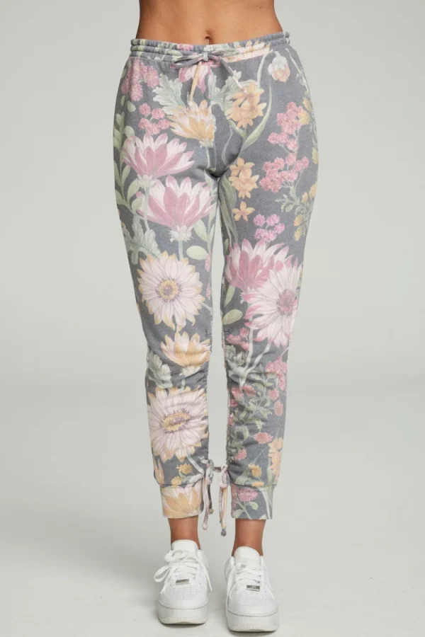 Sale Drawstring Shirred Cuffed Slim Jogger Women Bottoms