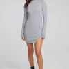 Cheap Edita Silver Grey Mini Dress Women Loungewear | Dresses