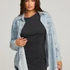 Store Elk Classic Blue Button Down Women Loungewear | Tops