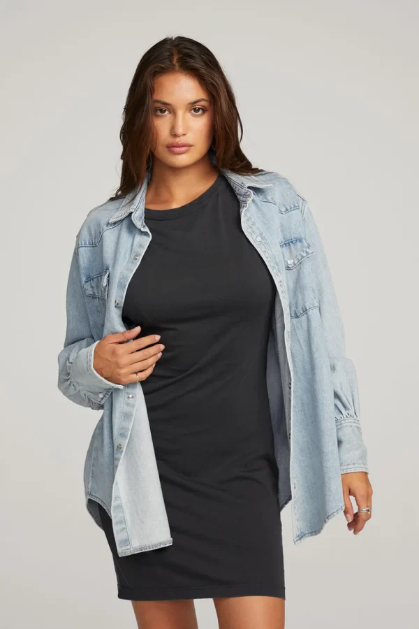 Store Elk Classic Blue Button Down Women Loungewear | Tops