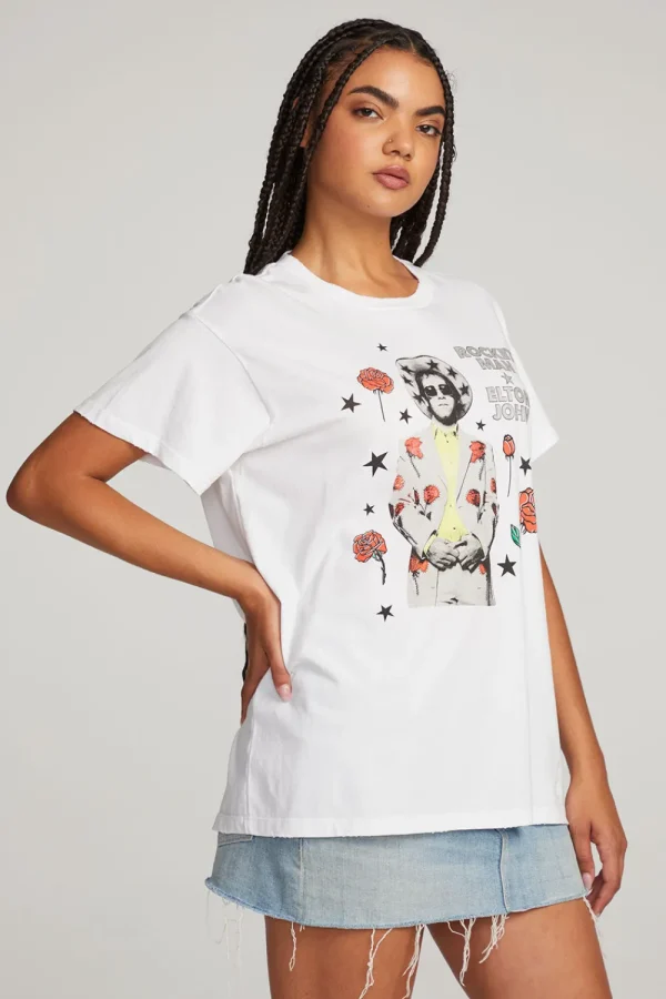 Sale Elton John Rocket Man Tee Women Loungewear | Music