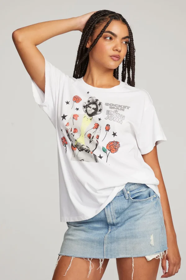 Sale Elton John Rocket Man Tee Women Loungewear | Music