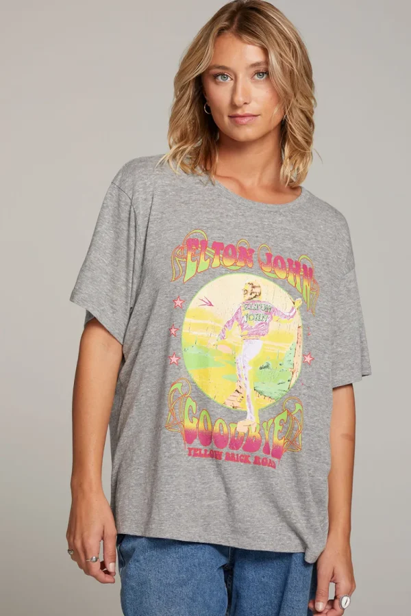 Hot Elton John Yellow Brick Road Tee Women Loungewear | Music