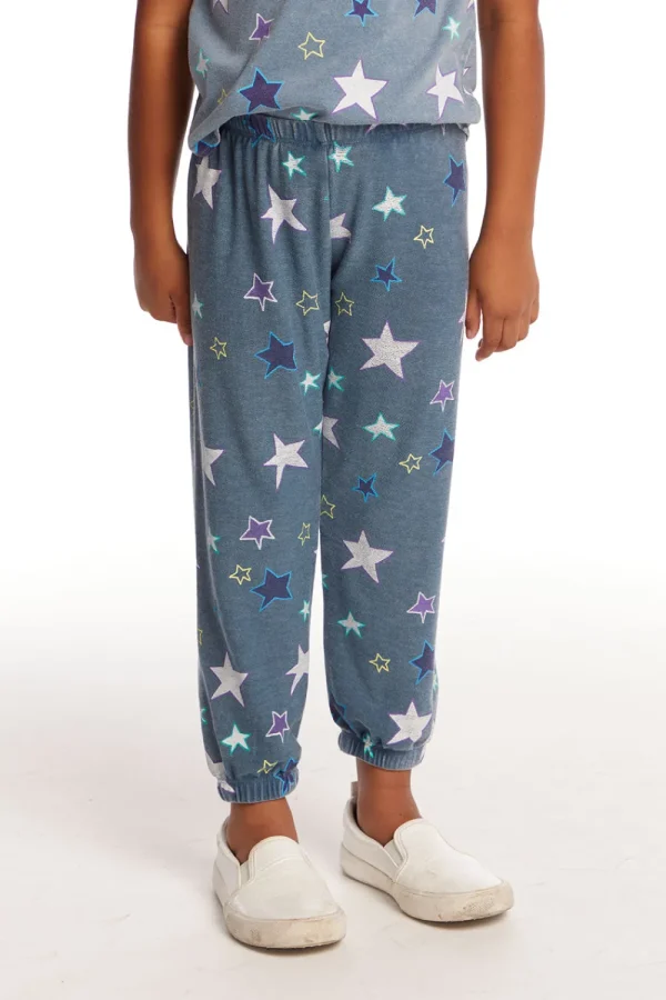 Online Embroidery Stars Girls Cozy Knit Sweatpant Kids Girls