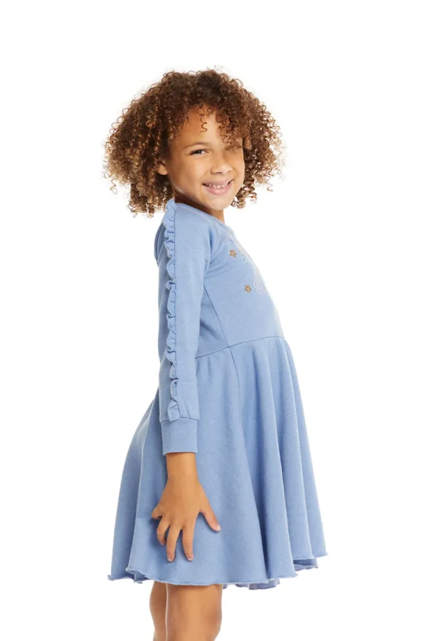 Outlet Embroidery Unicorn Dress Kids Girls