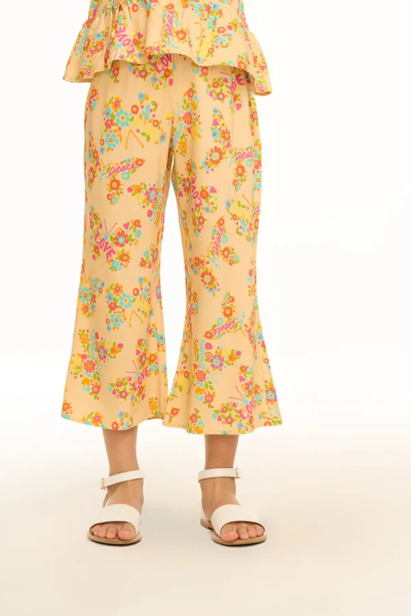 Outlet Emma Summer Of Love Print Trousers Kids Girls